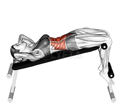 Thumbnail for the video of exercise: क्षीण क्रन्च