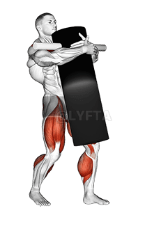 Croce dell'Islanda dell'Uomo Forte demonstration