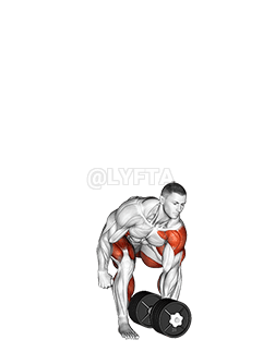 Thumbnail for the video of exercise: StrongMan Dumbbell One Arm Clean and Jerk