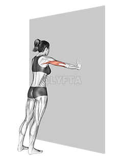 Thumbnail for the video of exercise: Wide Push-up