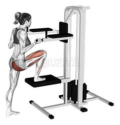 槓桿輔助壓腿 demonstration