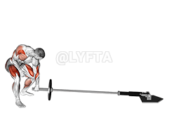 Eén arm gedraaid, schoon en druk demonstration