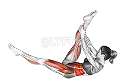 Istezanje jedne ravne noge demonstration