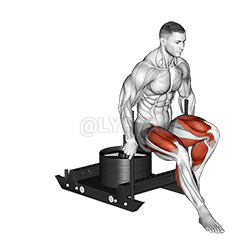 Empuje hacia atrás del trineo eléctrico demonstration