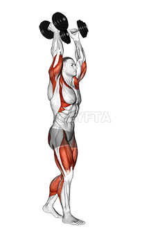 Dumbbell Overhead Carry