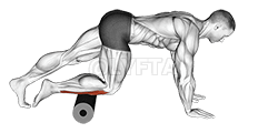 Roll Anterior Calf Foam Rolling demonstration