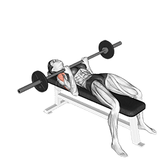 Barbell JM Bench Press demonstration