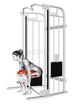 Soulevé de terre par câble demonstration