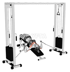 ケーブルデクラインプレス demonstration