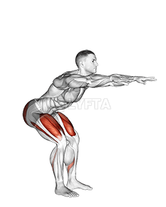 Thumbnail for the video of exercise: Potty Squat