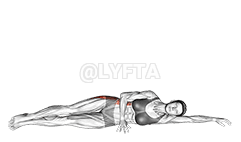 Lying Full Leg raise demonstration