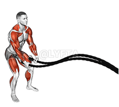 Thumbnail for the video of exercise: Stryd toue binne sirkel