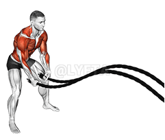 Kampfseil-Power-Slam demonstration