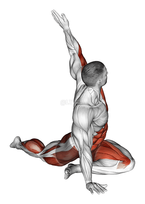 Ležeći zatezanje nogu Zakretanje kuka u lijevo istezanje demonstration