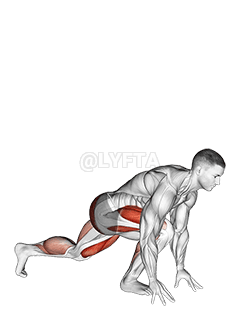 Alternate Sprinter Lunge demonstration