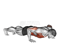 Roterende push-up demonstration