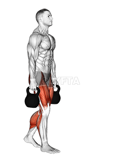 Kettlebell Baueren droen demonstration