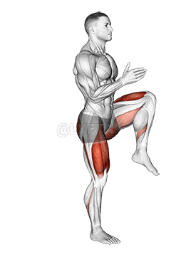 Lunge mei Leg Lift demonstration