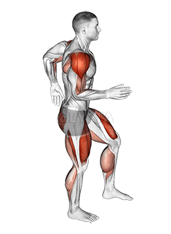 Quickly Trot in place demonstration