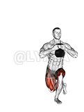 Kettlebell Gobelt Curtsey Lunge demonstration