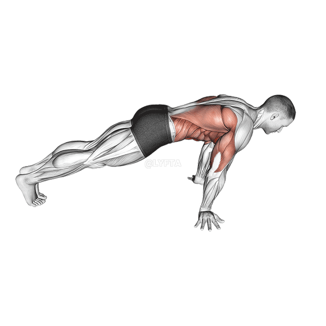 Pseudo Planche Push-up demonstration