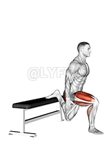 Bulgarian Jump Squat demonstration