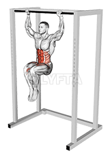 Hængende knæ til albuer demonstration