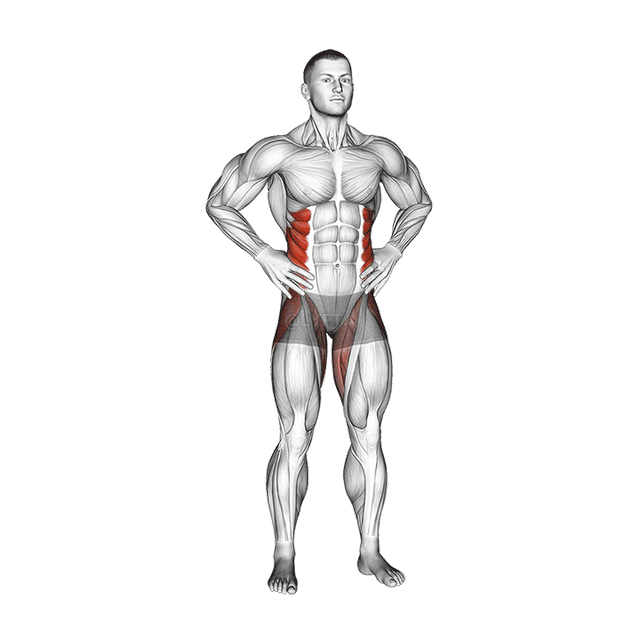 Seitliches Beinheben im Stehen demonstration