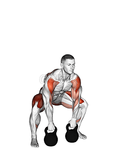 Kettlebell Sumo Deadlift le Tarraingt Ard demonstration