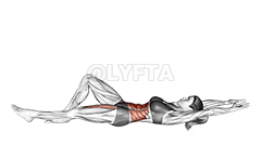 Flexe nohy vsedě demonstration