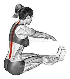 Protažení páteře demonstration