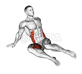 Thumbnail for the video of exercise: ديناميكية 90-90 الورك تويست