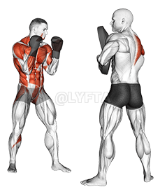 Boxing Right Cross demonstration