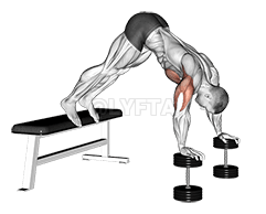 पाइक पुश-अप demonstration