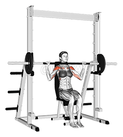 Smith Seated Shoulder Press demonstration