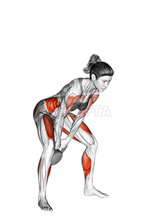 Kettlebell Overhand Grip Swing demonstration