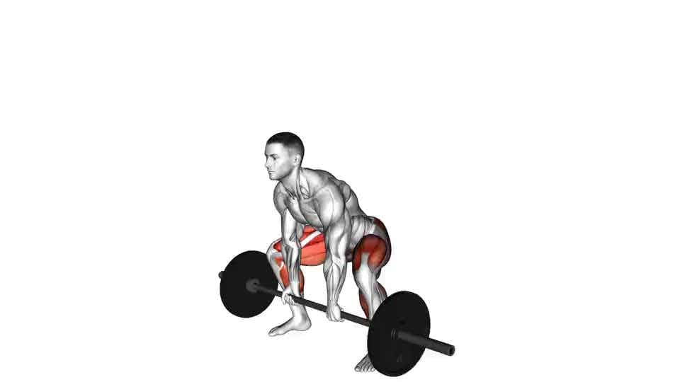 Thumbnail for the video of exercise: Barbell Sumo Deadlift