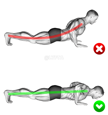 Push-up - End position 