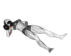 Thumbnail for the video of exercise: ਡੰਬਲ ਅਲਟਰਨੇਟਿੰਗ ਫਲੋਰ ਪ੍ਰੈਸ