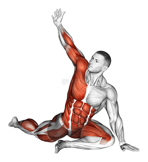 Dag Leg Tuck Hip Twist Stretch demonstration