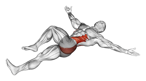 Lying T-Spine Mobility Stretching