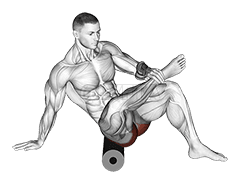 Roll Recumbent Hip External Rotator and Hip Extensor Stretch demonstration