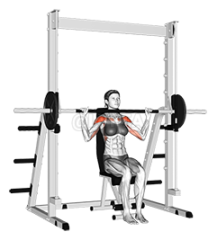 Smith Seated Shoulder Press 
