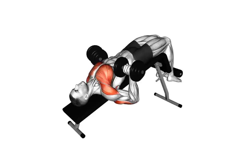 Image of Dumbbell Decline Bench Press