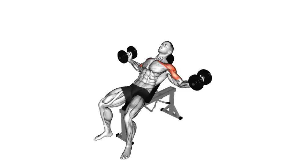 Image of Dumbbell Incline Twisted Flyes