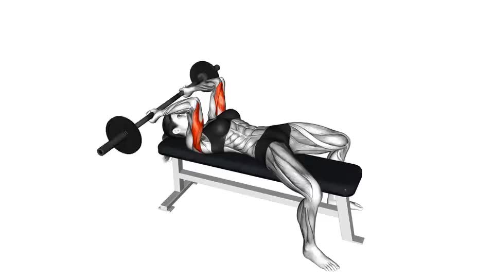 Image of EZ-Barbell Lying Triceps Extension 