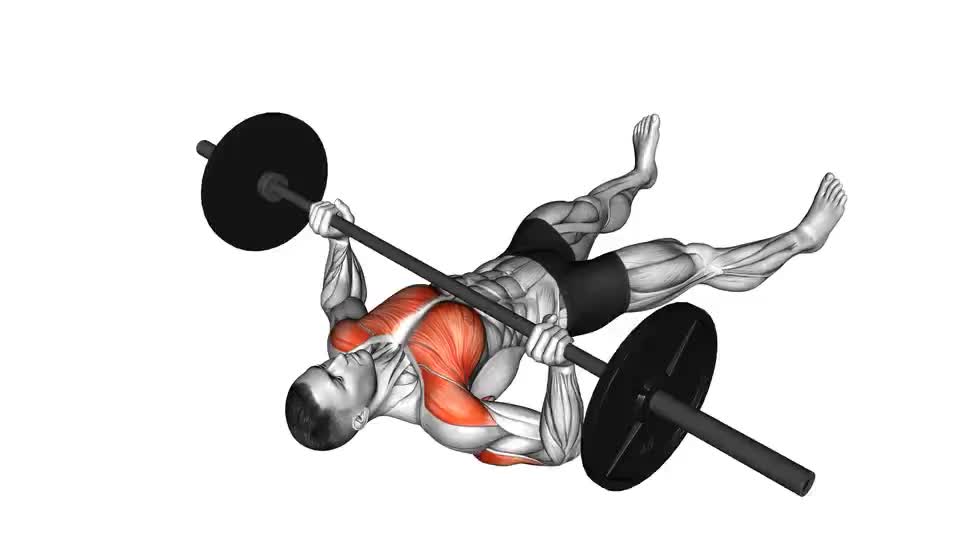 Image of Barbell Floor Chest Press