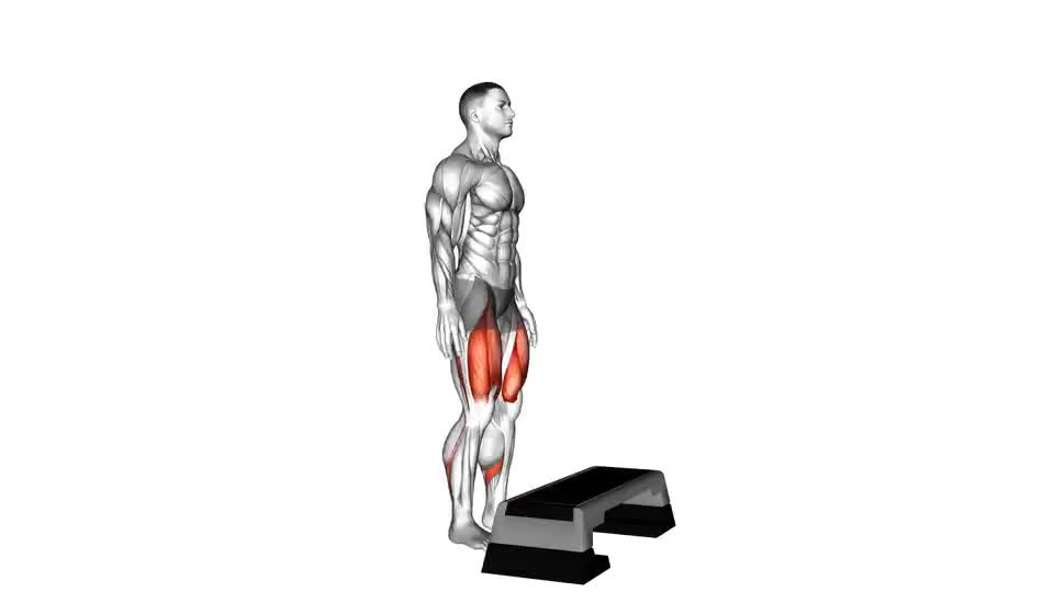 Dumbbell step-up exercise instructions and video